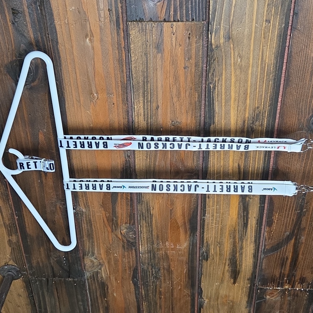 Barrett-Jackson White Lanyard Set of 3 Bridgestone Levrack